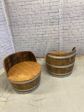 Bespoke Barrel furniture Tub Chairs.