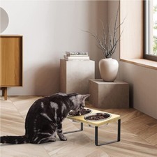 Double Dog Cat Bowl Pet Bowls