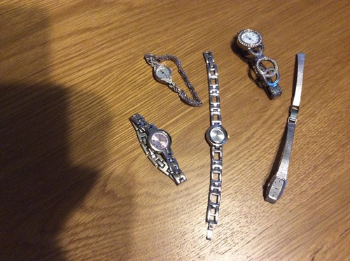 Set silver colour watches - set,