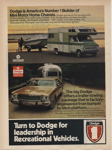 1973 print dodge rv mini - 1973,
