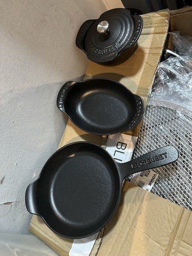 Creuset cast iron set 3 - cast, of