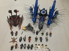 LEGO Ninjago Joblot Vermillion Invader 70624 and Lightning Jet 70614+24 minifigs