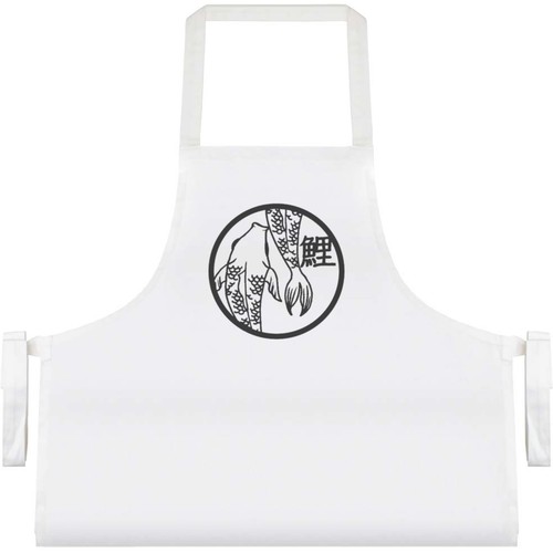 Japanese fish cooking - 'japanese, apron
