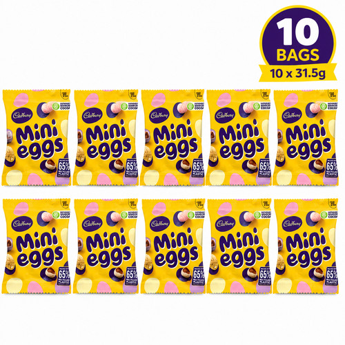 10x cadbury mini eggs 5g - eggs, 31.5g