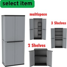 Tall Plastic Cupboard Storage
