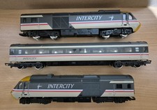 Serviced 3 Car Grey HST Intercity 125 w Lights Hornby 43072 and 43051 Swallow  