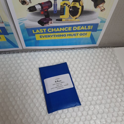 Damo 6mm hss twist - twist, drill