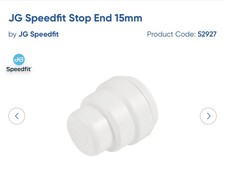 10 x John Guest Speedfit Stop