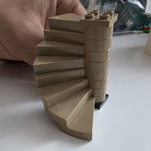 Lego vintage tan spiral - vintage,