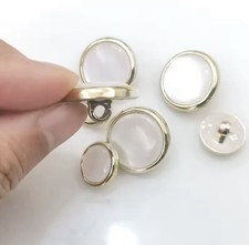 Gold, Pearl Shank Buttons 11.5