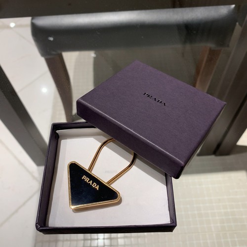 Prada key ring - prada, gold