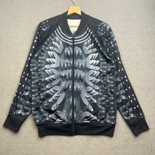 ADIDAS Mary Katrantzou Jacket UK 14 Full Zip Originals Trefoil Trippy 3D Y2K AOP