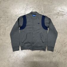 Men’s Adidas Originals Snap Popper Sweatshirt Bomber Jacket