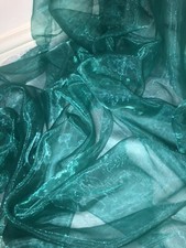 1 mtr green organza fabric.58”wide..(147cm) voile,wedding,bridal,drape 075