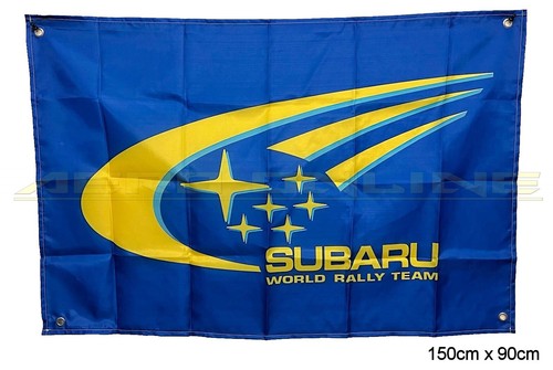 Subaru style garage flag - style, for