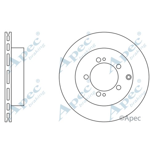 Brake discs vented - vented, for
