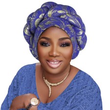 Shiny women african - women, turban