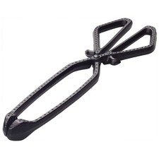Heavy-Duty Cast Iron Log & Coal Tongs | Fireplace, Stove & Firepit Tool | 34cm