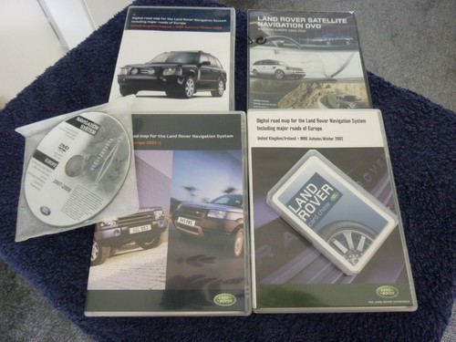 Five land rover sat nav - land, discs