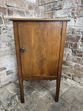 Antique Wooden Pot Cupboard Bedside Table Nightstand 