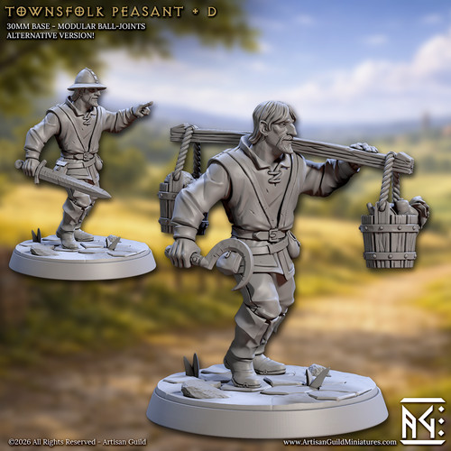 Townsfolk peasant farmhand - townsfolk,