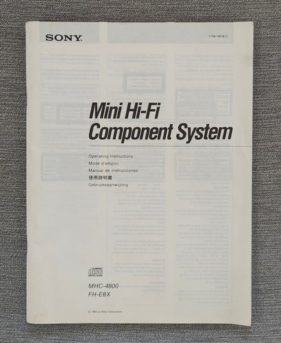 Sony instruction manual mini - instruction,