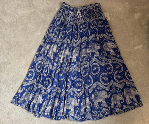 Bnwt qed ldn royal - royal/white, boho