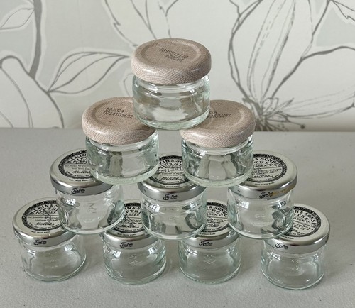 Set glass mini jam - of,