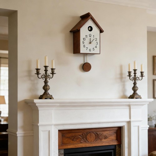 Chiming cuckoo clock with - cuckoo,