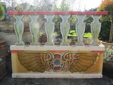Original Vintage Hand Painted Circus Fairground Waltzer Ride Panel 1940s/50s Era