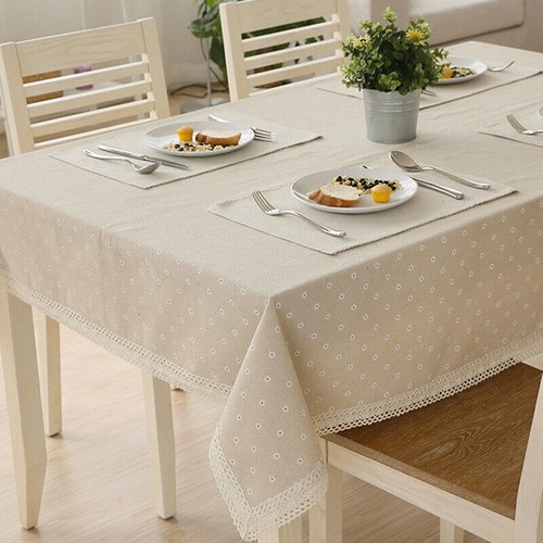 Tablecloth with daisy flower - tablecloth,
