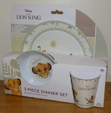 Disney The Lion King Dinner Set - Plate, Bowl & Tumbler - BRAND NEW