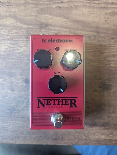 Nether octaver effect pedal - effect, tc