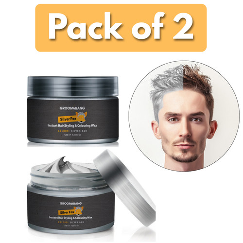Silver fox hair wax - silver,