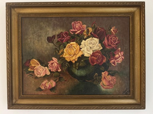 Antique 1929 oil painting