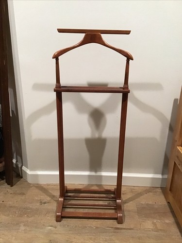 Vintage wood valet - valet, butler