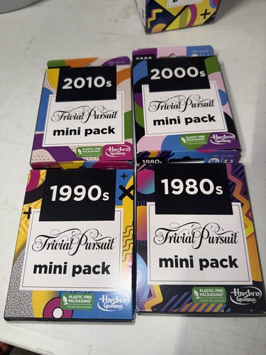 Trivial pursuit mini packs - trivial,