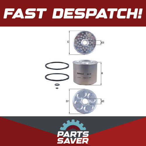 Fuel filter kx23d mahle - fuel,