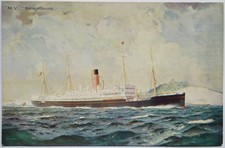 Vintage Shipping Postcard of