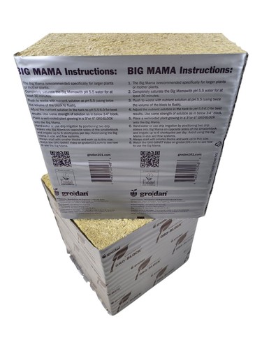 Grodan big mama rockwool block - grodan,