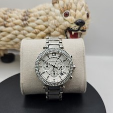 NEW MICHAEL KORS MK5353 WOMEN'S WATCH SILVER STRAP SILVER DIAL SILVER CASE