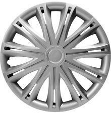 FOR VAUXHALL MERIVA & AGILA - 15" Spark Silver Wheel Trims Hub Caps Set of 4