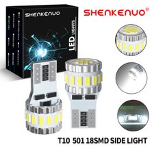 2x 501 W5W LED Sidelights