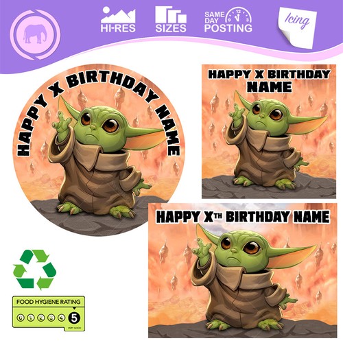 Baby yoda cake topper - cake,