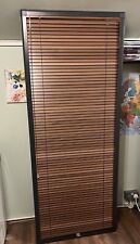 Venetian Blinds Real Wood 25mm slats - Made To Measure For Bifolding Doors