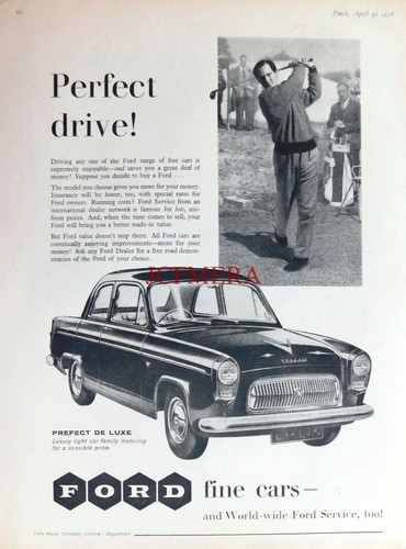 Ford prefect luxe saloon - 'prefect, luxe'