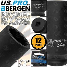 34mm 1/2" Drive Axle Hub Nut