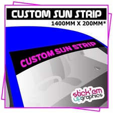 🚘Custom Text Sun Strip