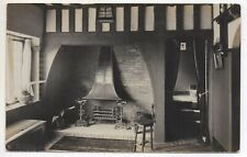 419 RP Inglenook Fire Place Iron Grate Copper Chimney Canopy Tudor Beam House