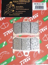 Front Brake Pads Yamaha YZF R1 1998-2006 RN01 RN04 RN09 RN12 MCB 611 SV MOT ABE